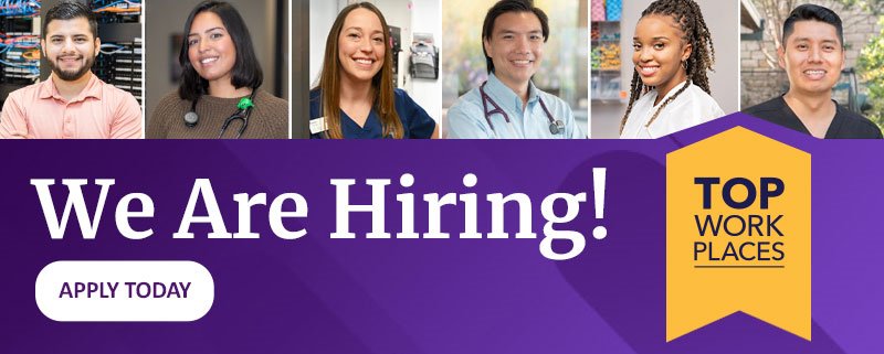 ARC themed banner image with the words, We are hiring - Apply Today, signaling new job opportunities