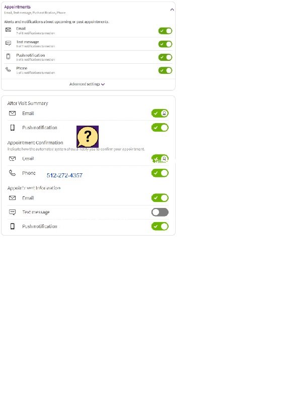 Customize your communication preferences in MyChart
