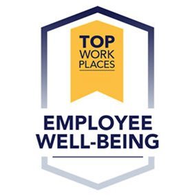 Top Work Places - Employee Well-Being badge