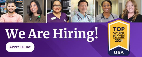 We are hiring! Apply today